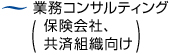 業務コンサルティング(保険会社、共済組織向け)